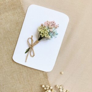 Flower card