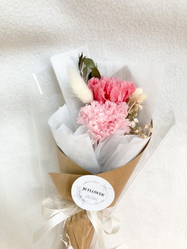 Mothers Day Flower Delivery - preserved carnation bouquet