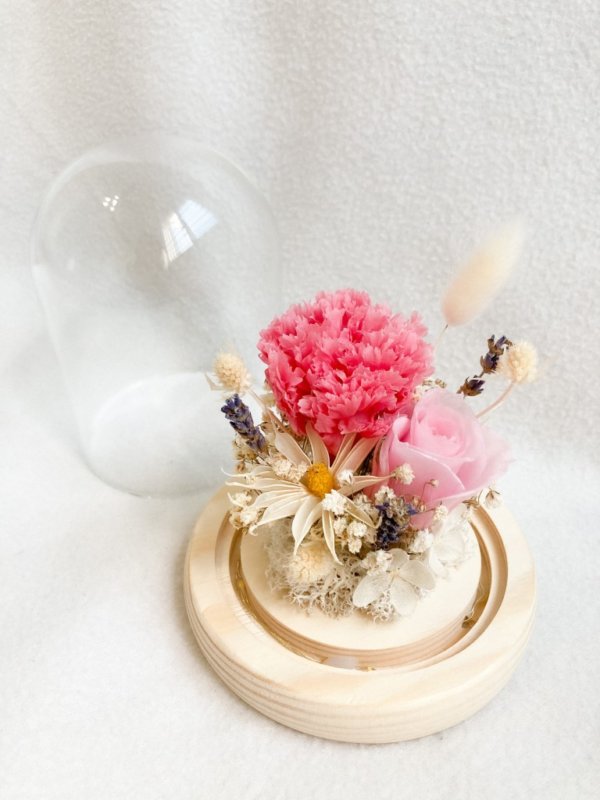 Mothers Day Flower Delivery - pink carnation dome