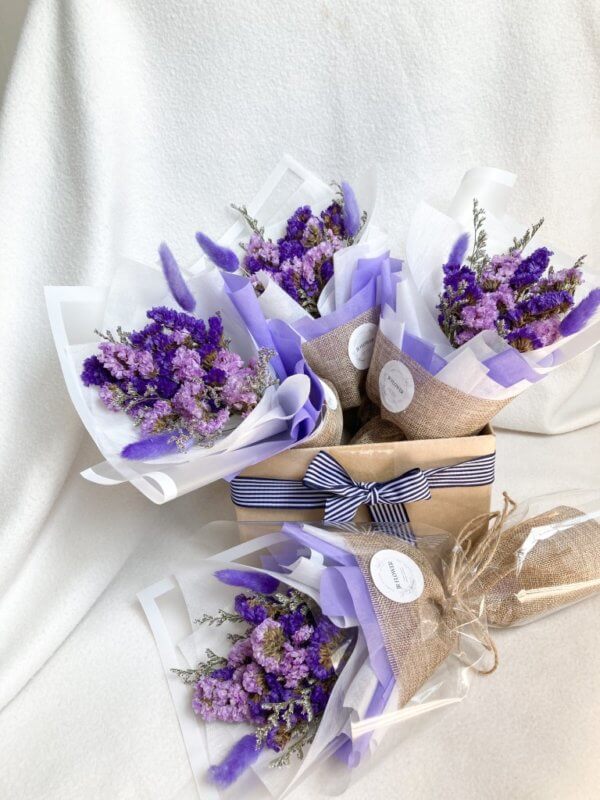 Forget me not flower bouquet