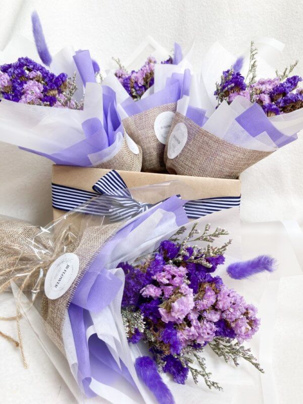 Forget Me Not Elegant Flower Bouquet