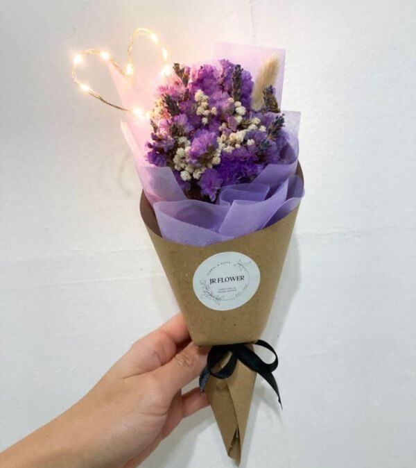 Lavender Bouquet with LED