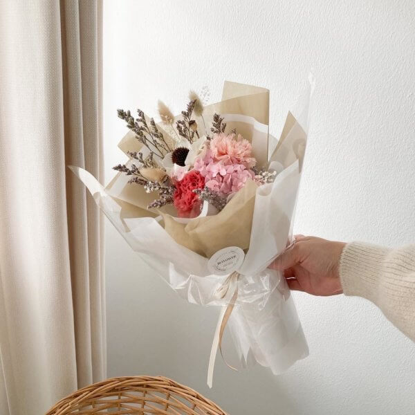 Preserved Carnation Bouquet for Mothers Day