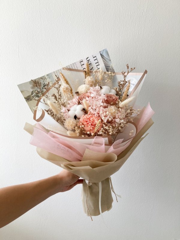 large size preserved flowers bouquet